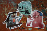 Image 1 of Large Three Sticker Set