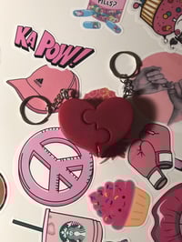 Image 2 of Heart Shaped Puzzle Keychain