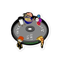 Image 3 of 4x4 Thicc Life Stickers (click for various logos)