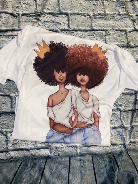 Image of Afro Ladies with Crowns T Shirt