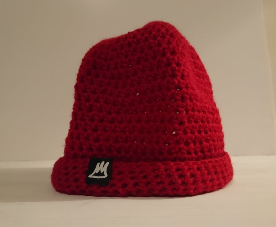 Image of Suzanne Red Wool Beanie