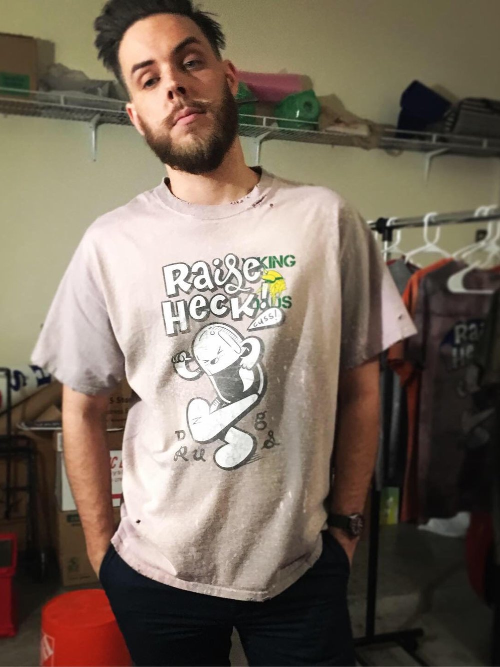 Image of Raise Heck Tee "Viking Dads" - XL