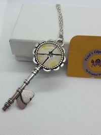 Key Necklace with Hearts