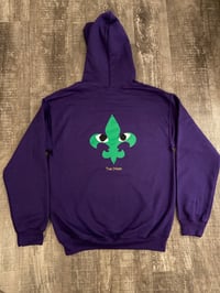 Image 2 of True Orleans Mardi Gras Theme Hoodie