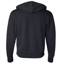 Image 2 of COLORADO STATE SNOWFLAKE LOGO NAVY BLUE ZIP UP HOODIE