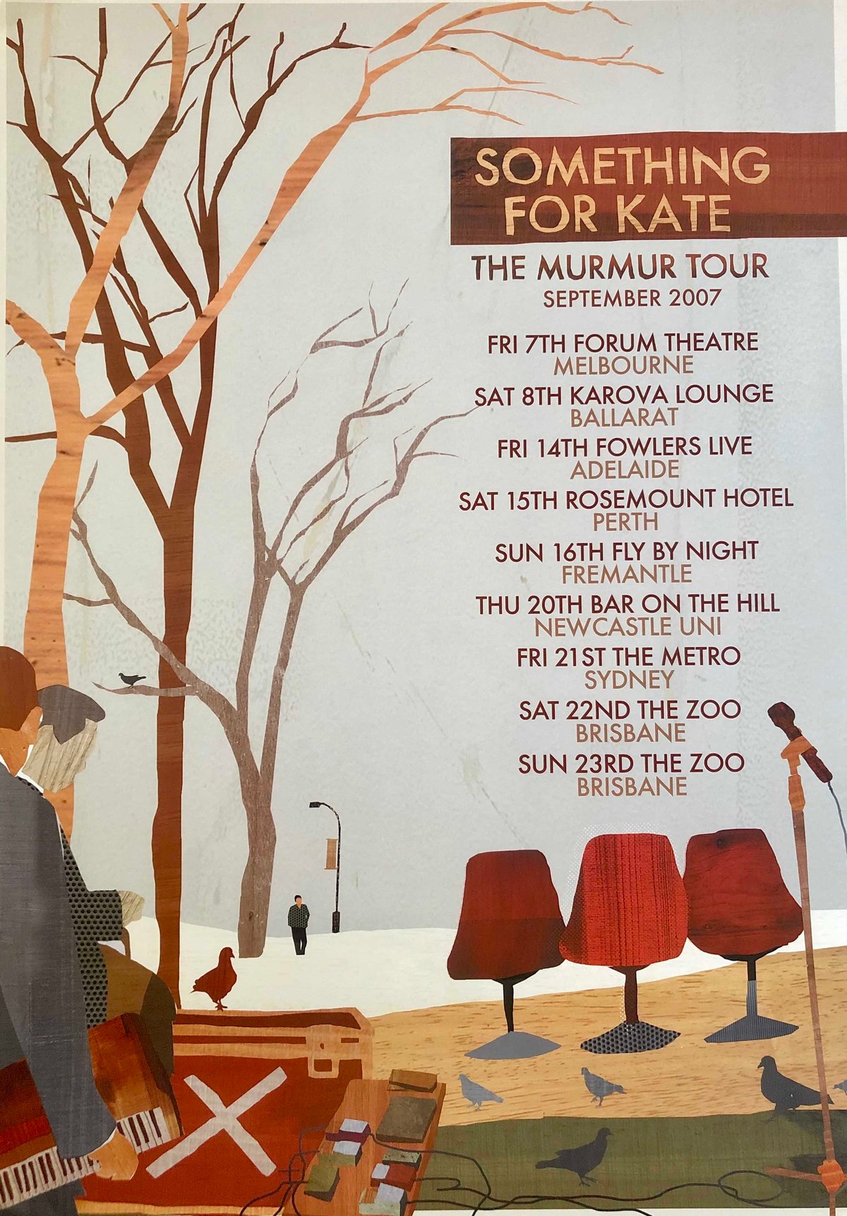 Image of Murmur Tour Poster 2007 very limited