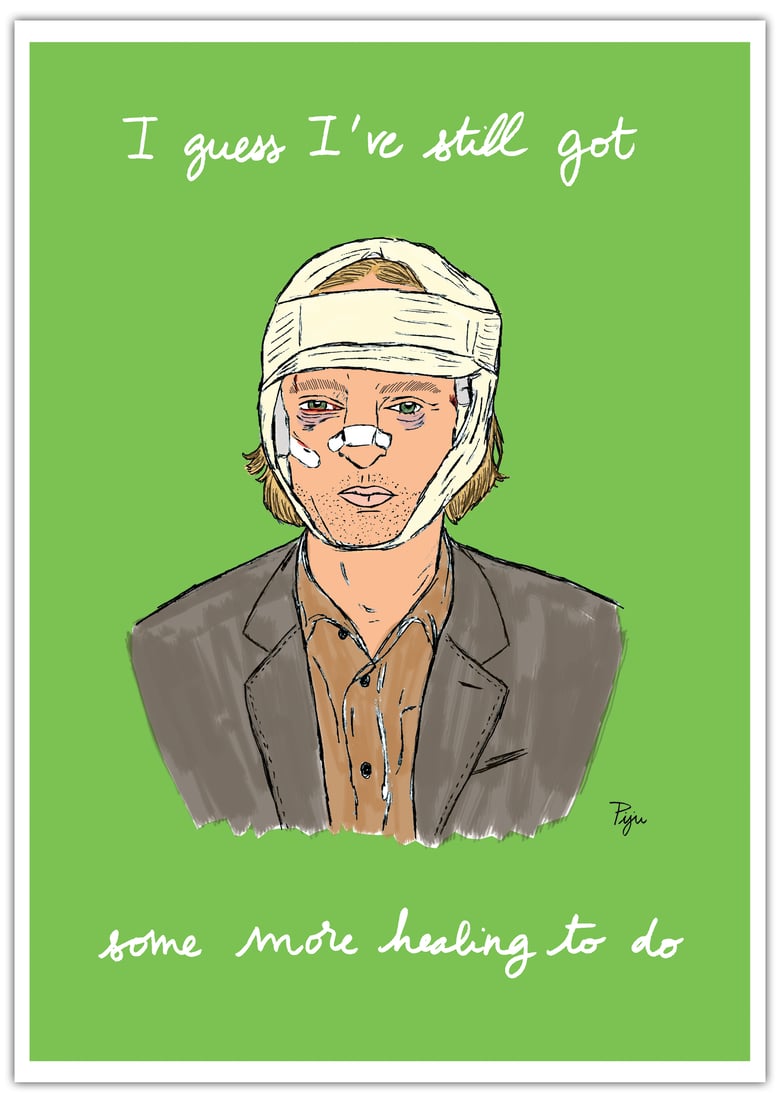 Image of "Owen Wilson"- A4 Print (21cm X 29.7cm)