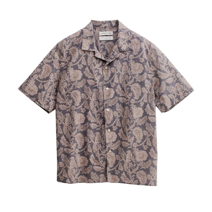 Image of A KIND OF GUISE GIOIA SHIRT WALLPAPER JUNGLE