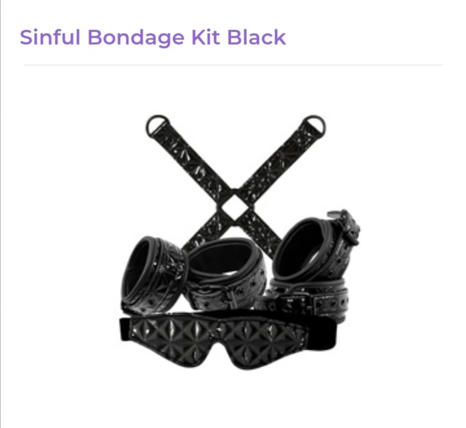 Image of Sinful Bondage Kit 