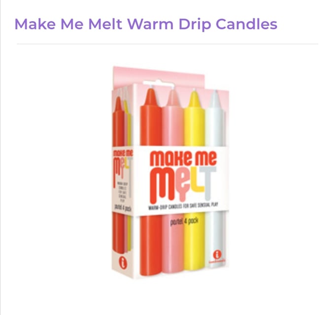Image of Make me Melt Warm Dip Candles
