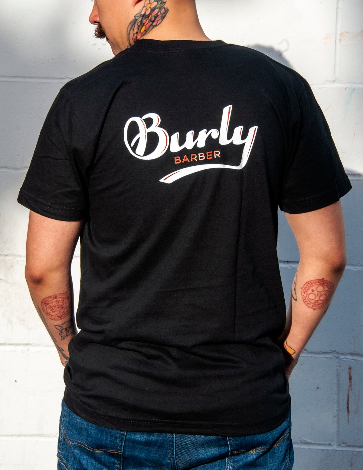 Burly Barber T-Shirt - Black