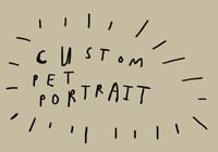 Image 1 of Custom pet portrait