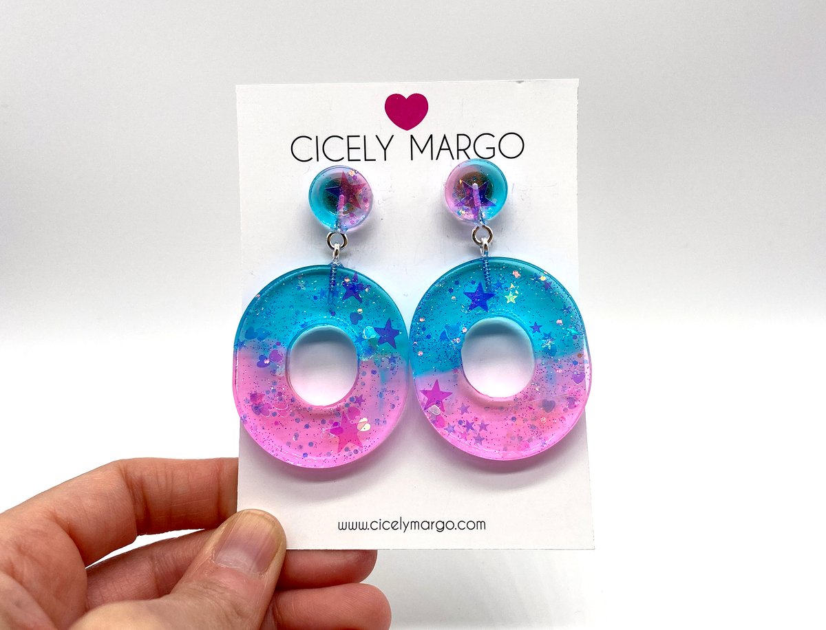 Image of Dreamy Time Statement earrings