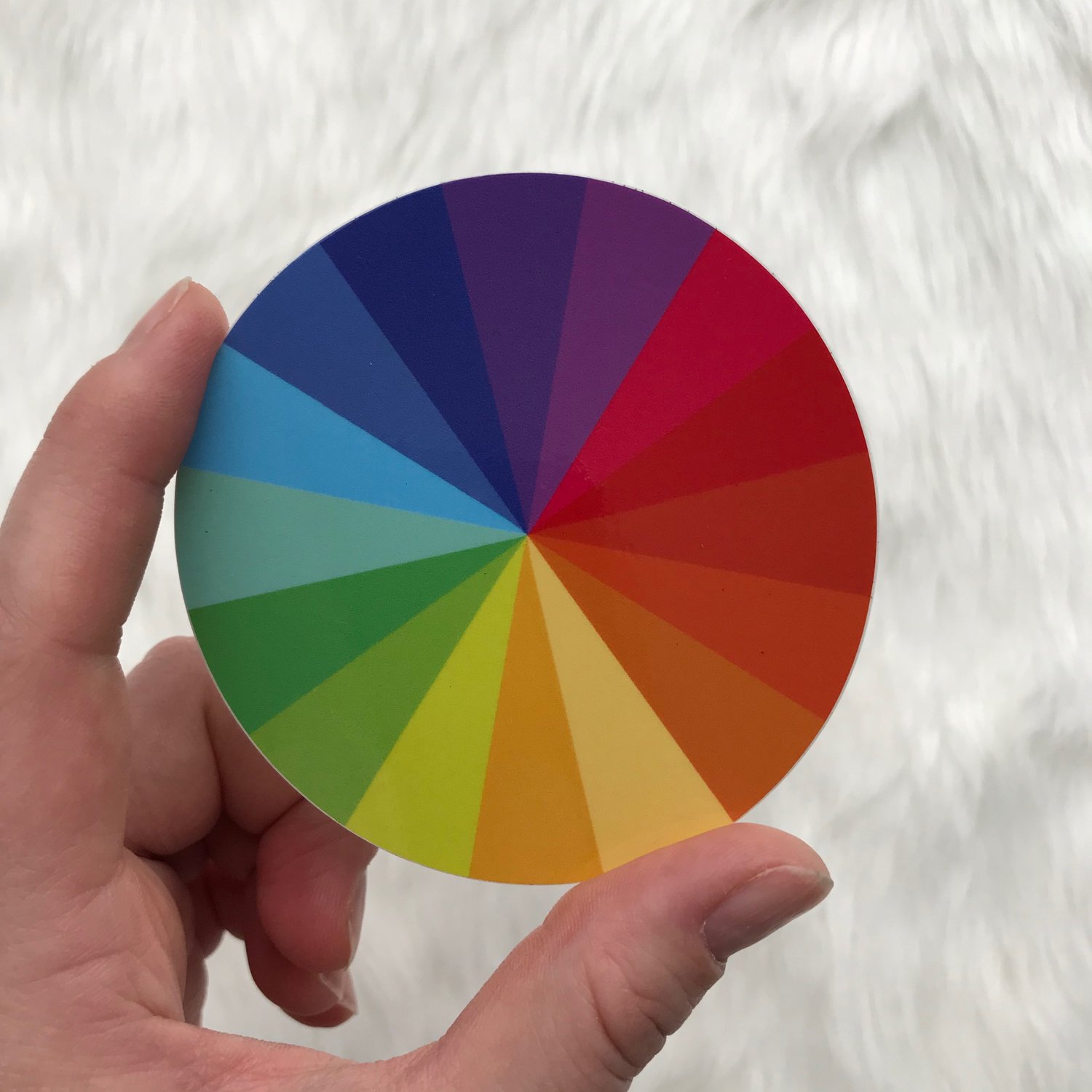 Image of Color Wheel Sticker - 3" inch