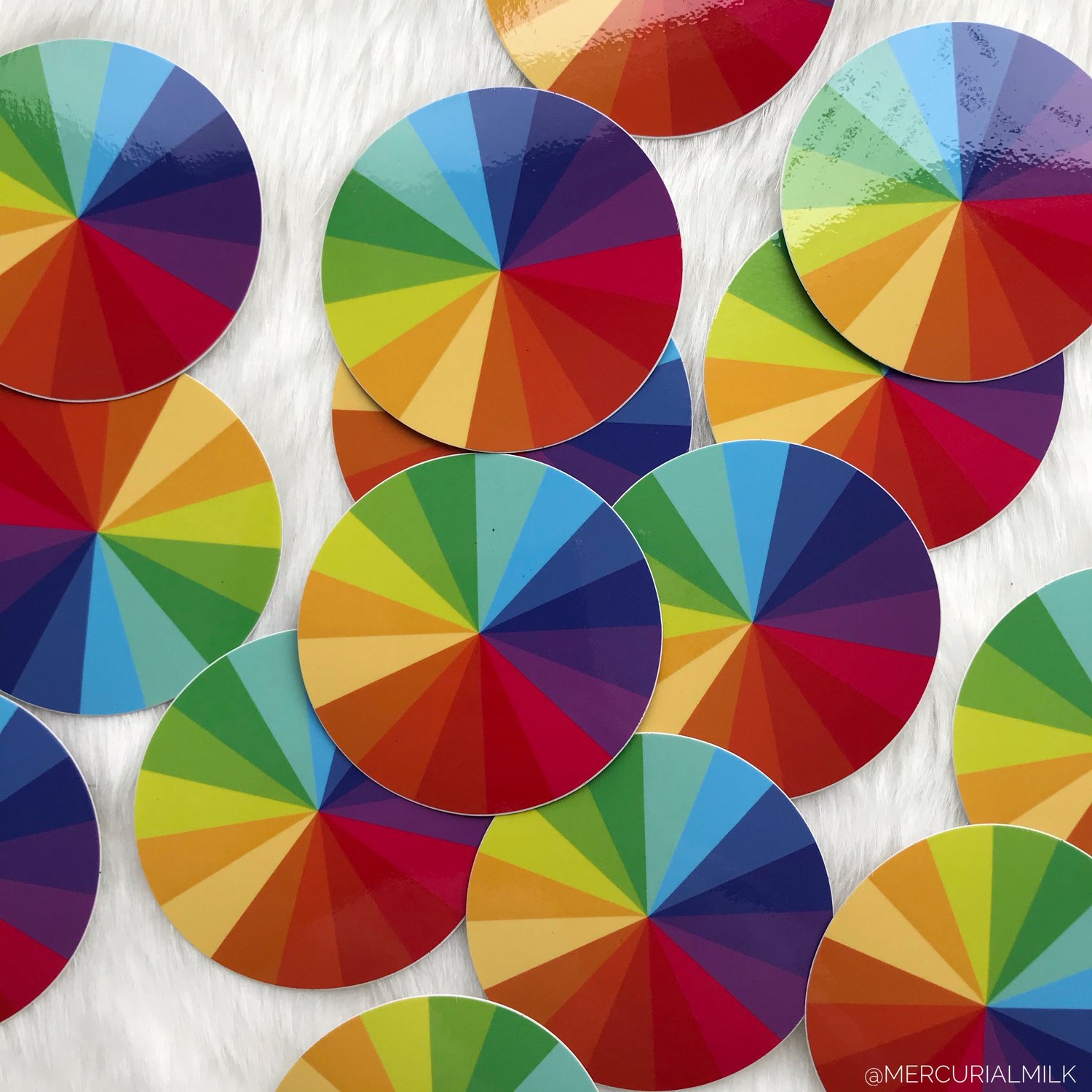 Image of Color Wheel Sticker - 3" inch