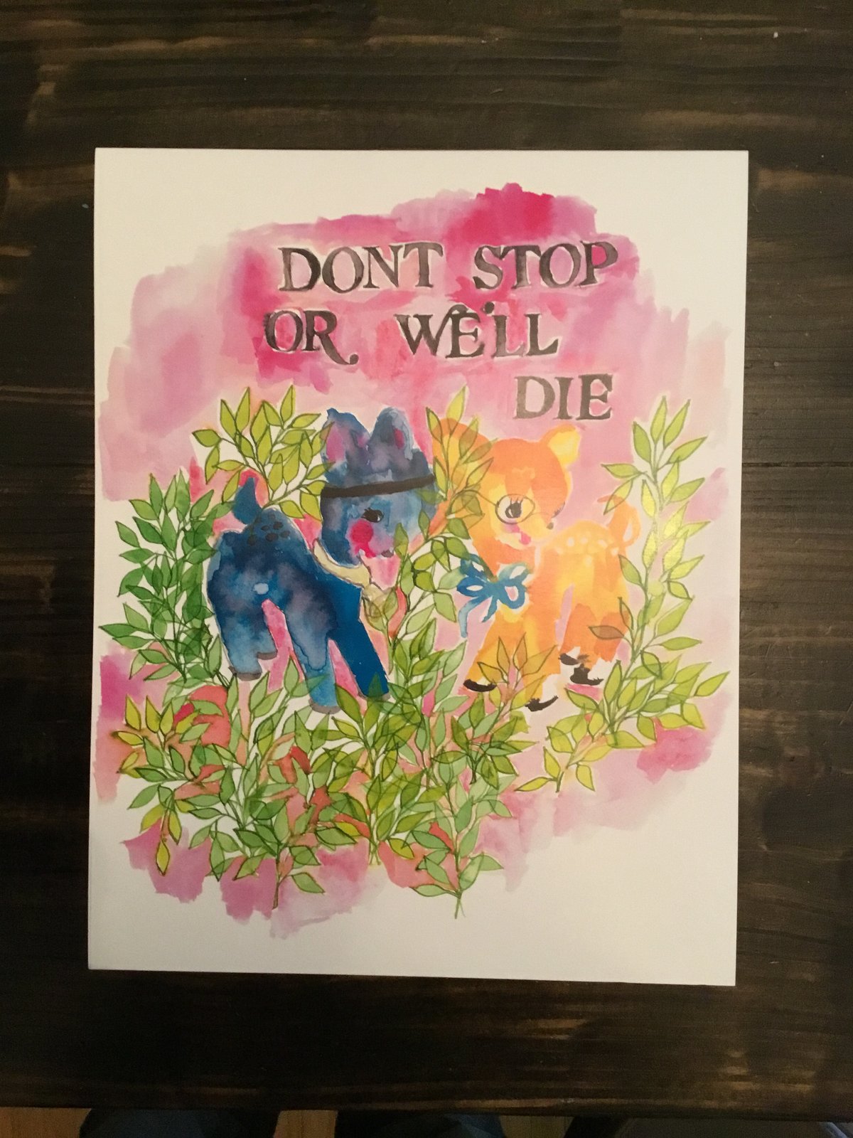 Image of DEER DSOWD 11”x14” print