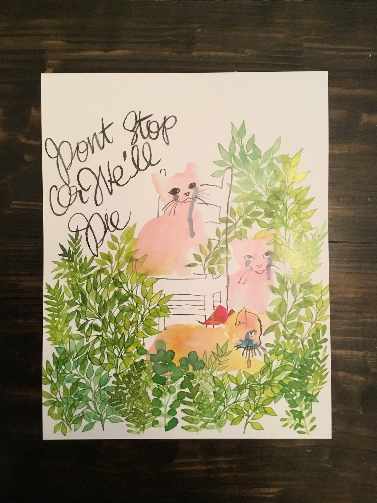 Image of CATS DSOWD 11”x14” print