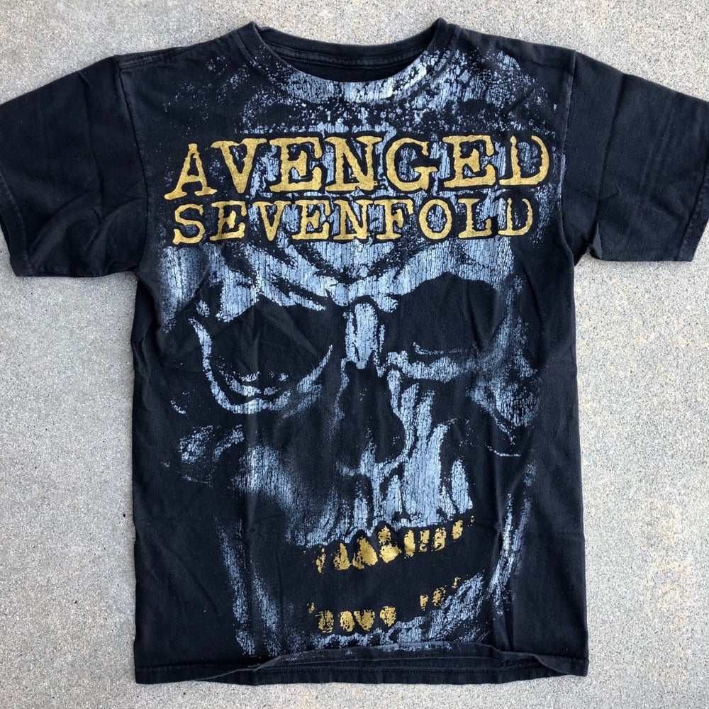 Image of Avenged Sevenfold Skull Logo Tee