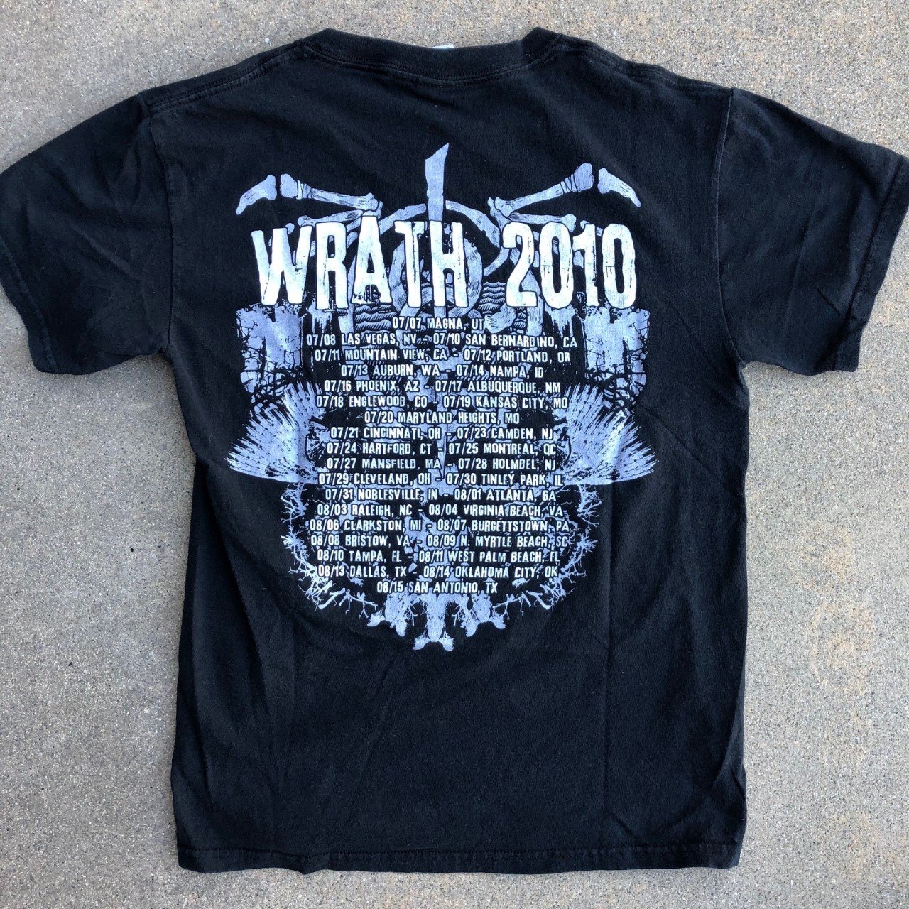 Image of Lamb of God “Wrath 2010” Tour Tee