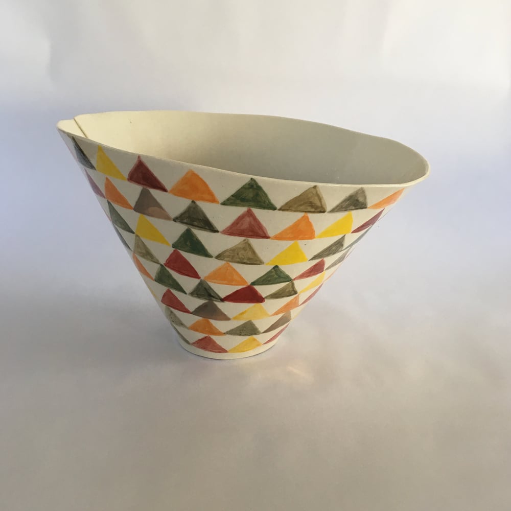 Image of Large bowl autumn triangle