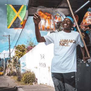 Image of JAMAICA NICE. CLASSIC UNISEX TEE - WHITE