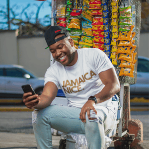 Image of JAMAICA NICE. CLASSIC UNISEX TEE - WHITE