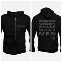 Image 1 of ZIP UP HOODIE STRONGWOMAN