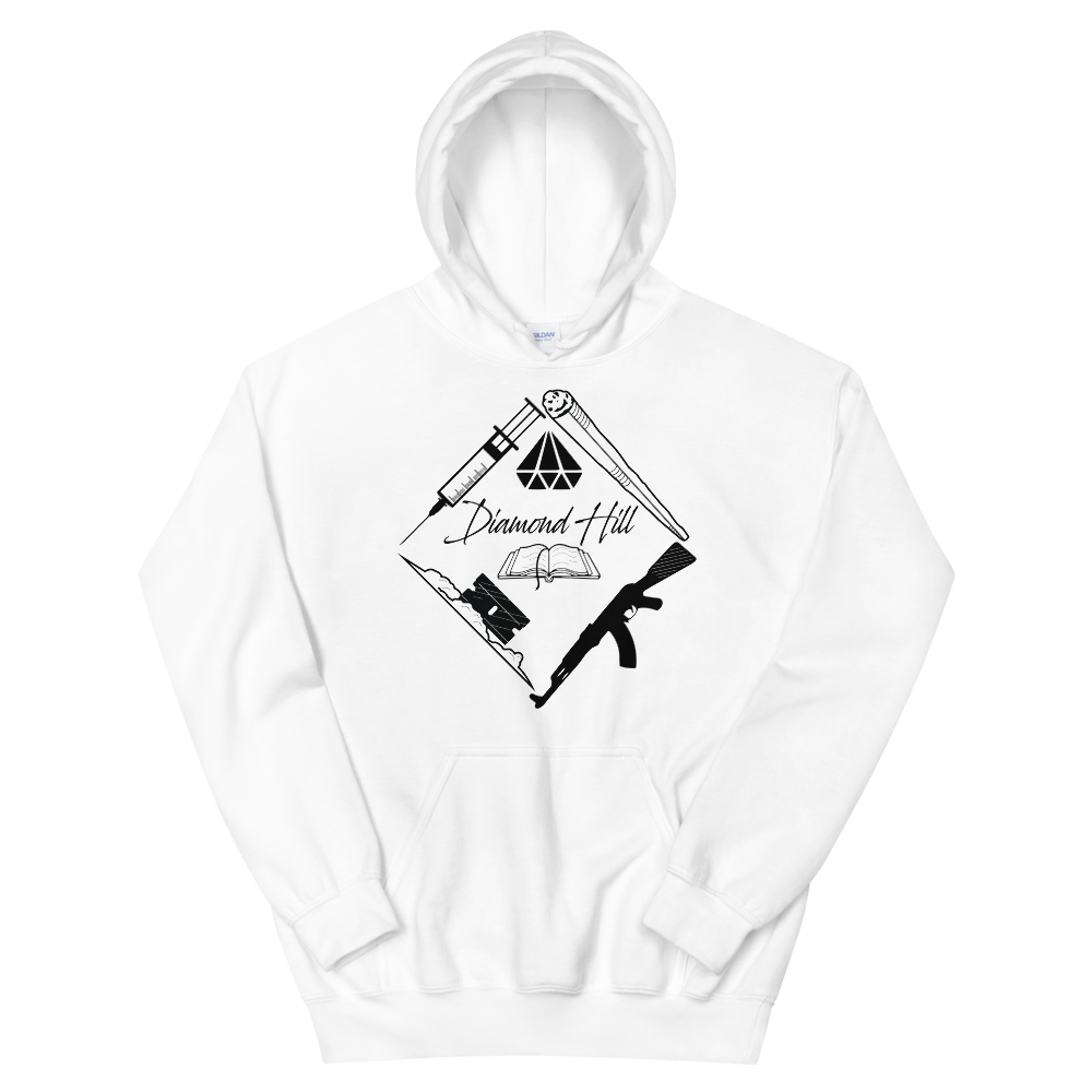 white diamond hoodie