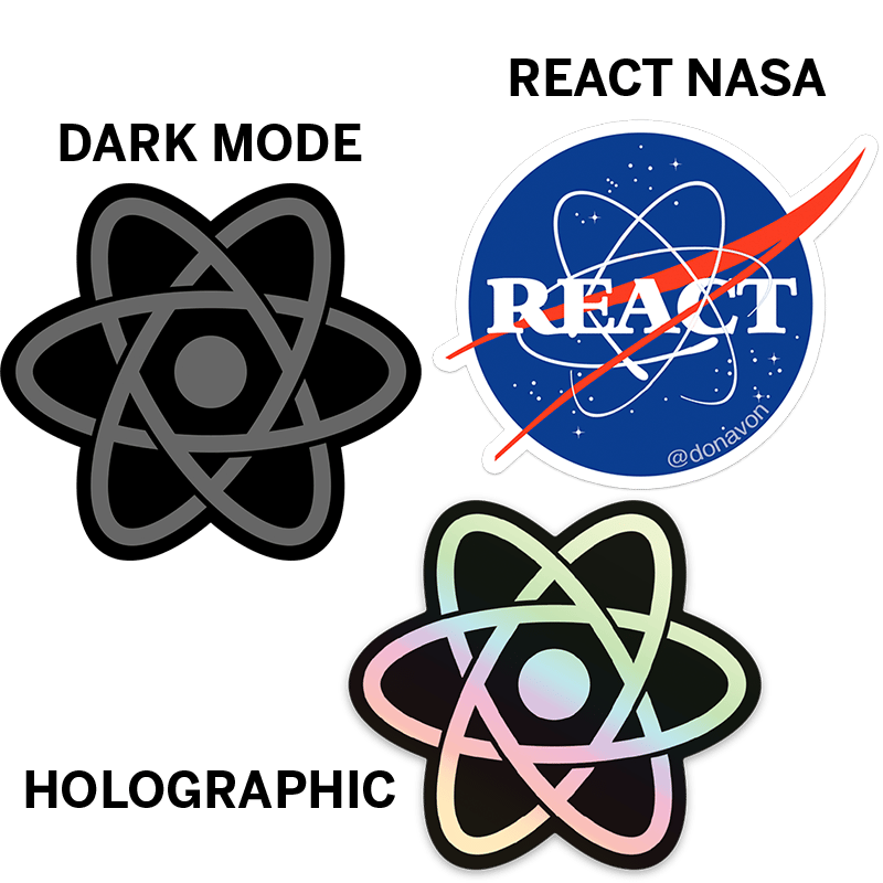 React.js Sticker Pack