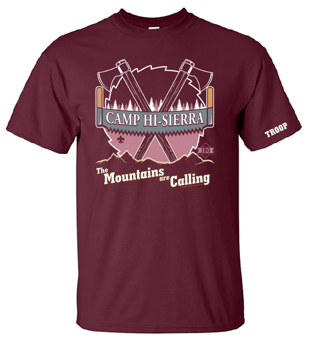 CAMP HI-SIERRA BSA T-SHIRT 2020 DEADLINE DATE SATURDAY MAY 23, 2020 CAMP HI-SIERRA BSA T-SHIRT 2020 DEADLINE DATE SATURDAY MAY 23, 2020