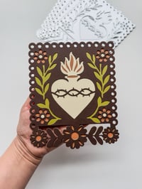 Image 3 of Mexican Papel Picadod Grande Metal Die Cut