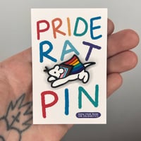 Image 4 of "PRIDE RAT" PIN