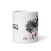 Image 3 of White glossy mug 87645