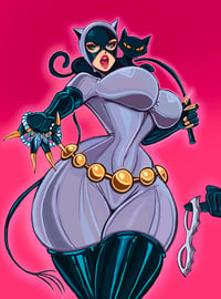 Image of Catwoman Signed Print