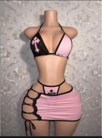 Image 2 of 3 piece cross swim set 