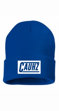 Image 1 of Cauhz™️ Royal Blue Logo Stitched Beanie