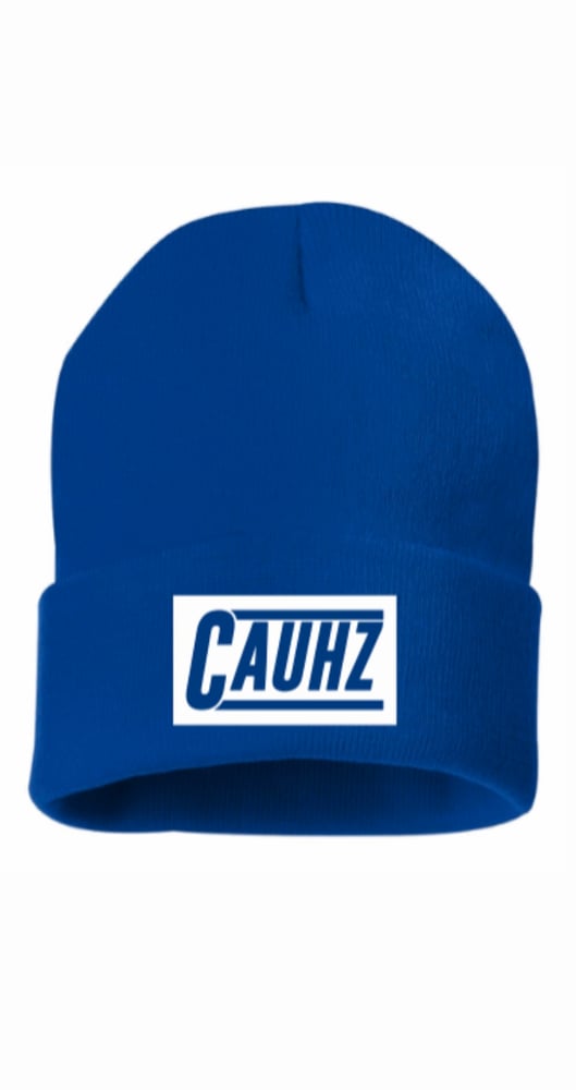 Image of Cauhz™️ Royal Blue Logo Stitched Beanie