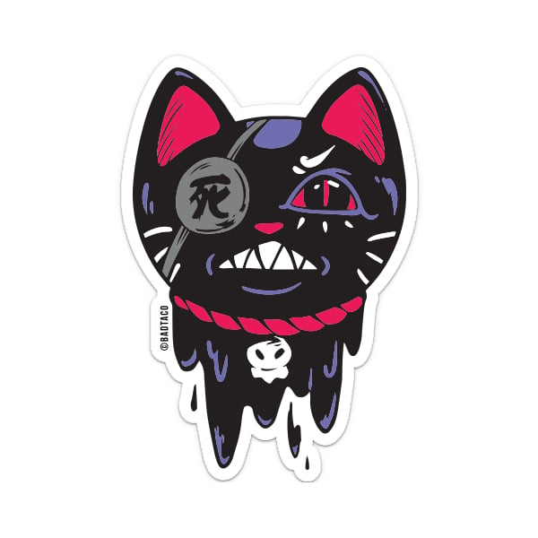 Image of Death Cat Sticker