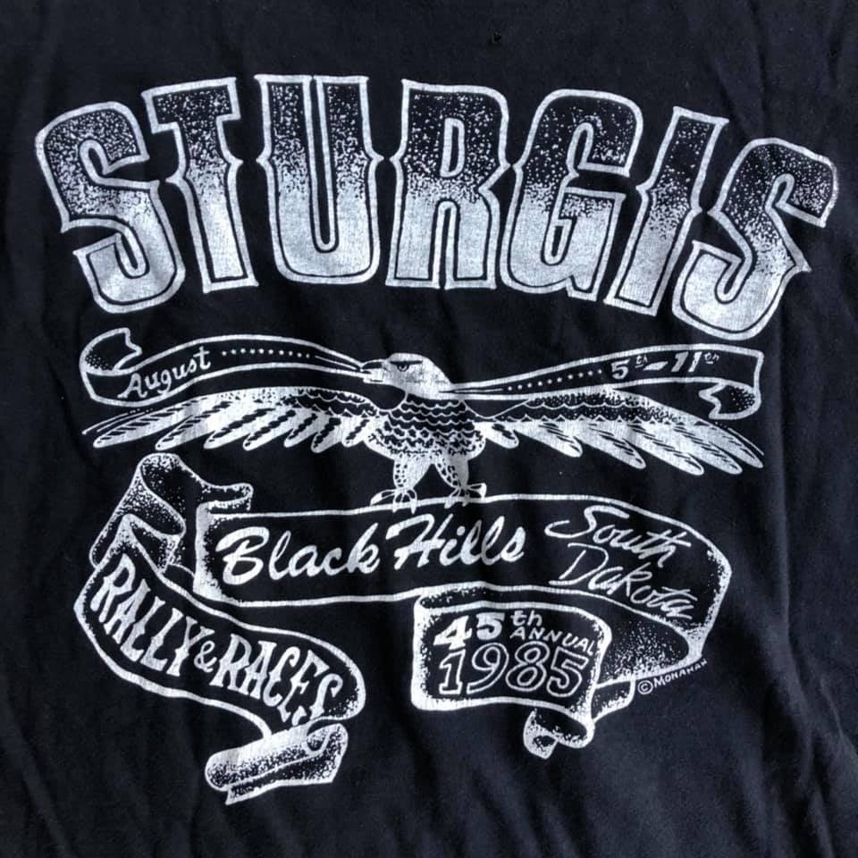 Image of 1985 Sturgis Motorcycle Rally Tee