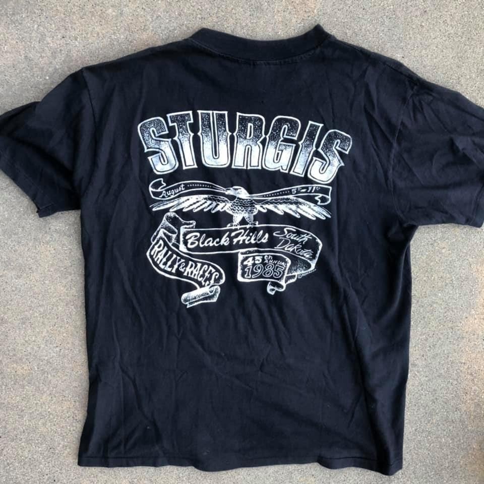 Image of 1985 Sturgis Motorcycle Rally Tee