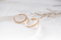 Image 2 of Chunky brass Hoops