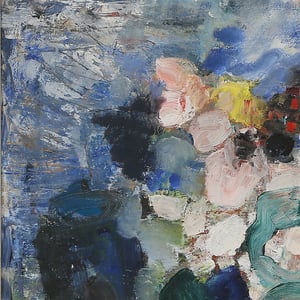 Image of Mid Century Abstract Painting,  BRITT MARI JACOBSSON (1918 -1992)