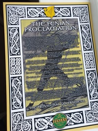 Image 1 of Fenian Proclamation 1867 A3 Print - Unframed.