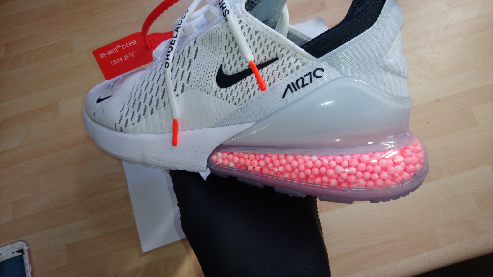 AIR MAX 270 ORANGE BEADS CUSTOM WITH 