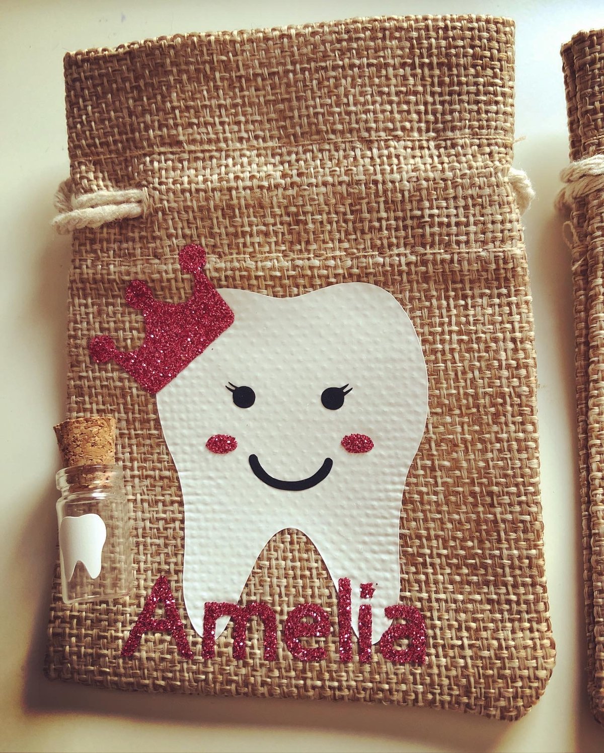 Personalized tooth fairy discount bag