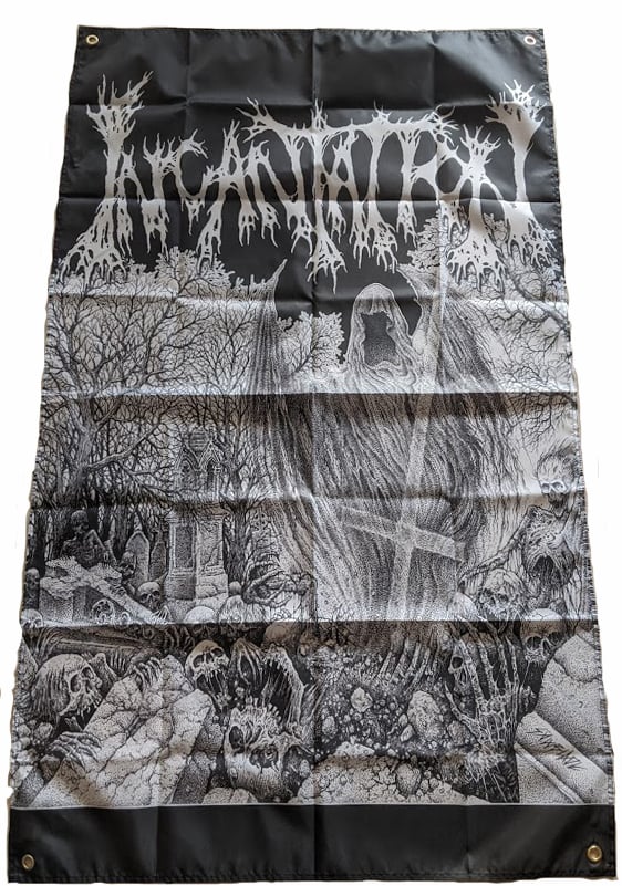 Image of Incantation " Rotting "  - Banner / Tapestry / Flag 
