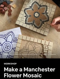Image 2 of MAKE A MOSAIC FLOWER GIFT EXPERIENCE 