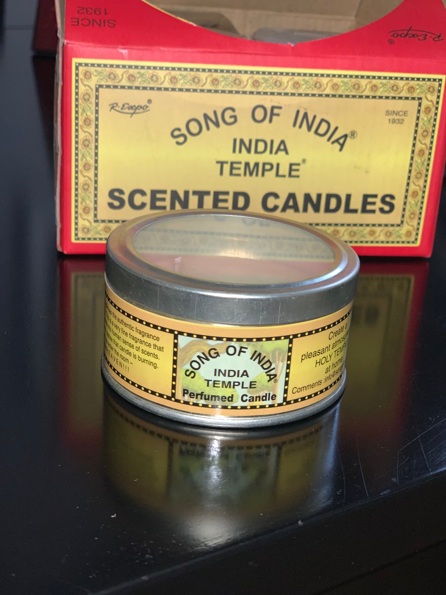 Song of India “Heavenly Smell” candle The Sage Lady