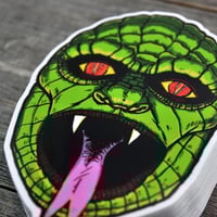 Image 2 of Reptilian Vinyl Sticker