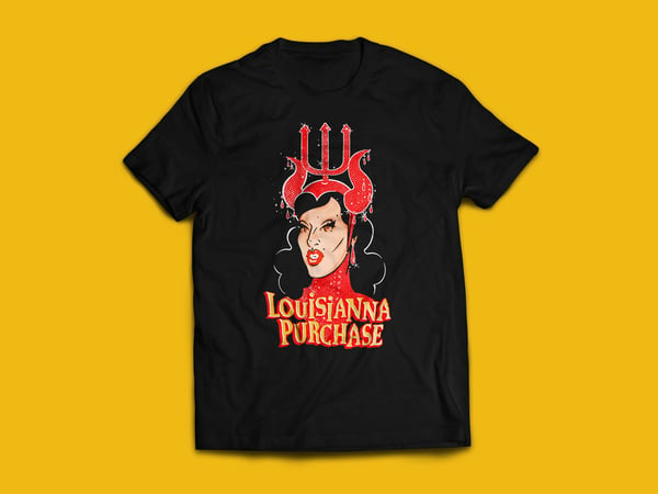 Image of Louisianna Purchase burlesque devil shirt